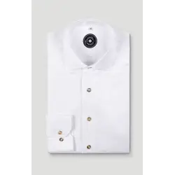 White thick oxford shirt