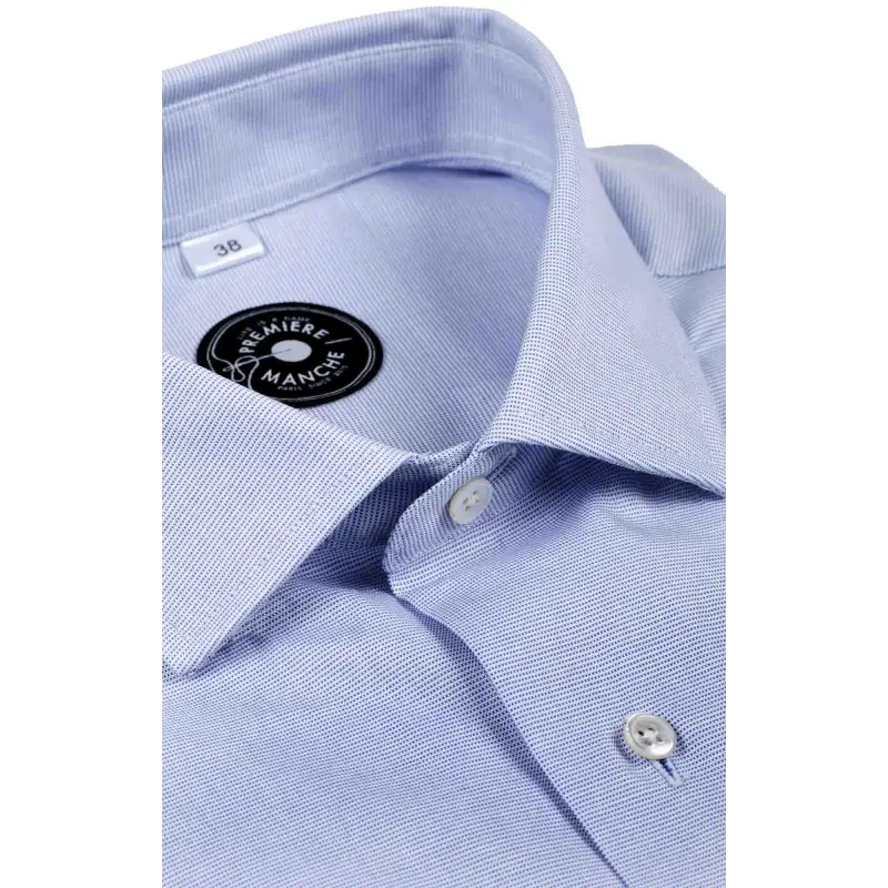 Chemise micro-motifs bleus Chemises Hommes