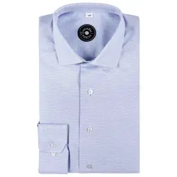 Chemise micro-motifs bleus Chemises Hommes