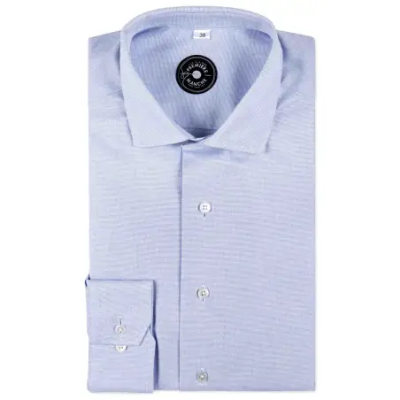 Chemise micro-motifs bleus Chemises Hommes