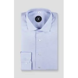 Chemise micro-motifs bleus Chemises Hommes