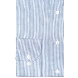 Mini checked blue shirt