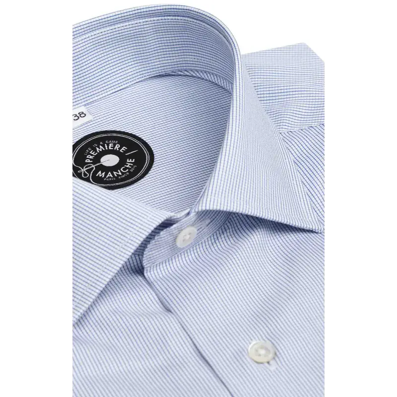 Mini checked blue shirt