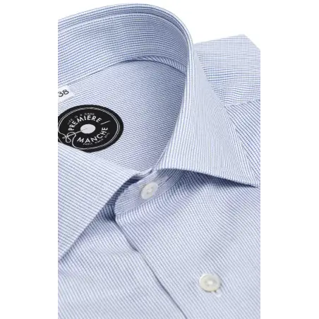 Chemise mini carreaux bleu Chemises Hommes