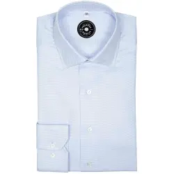 Chemise micro-motifs bleus Les chemises