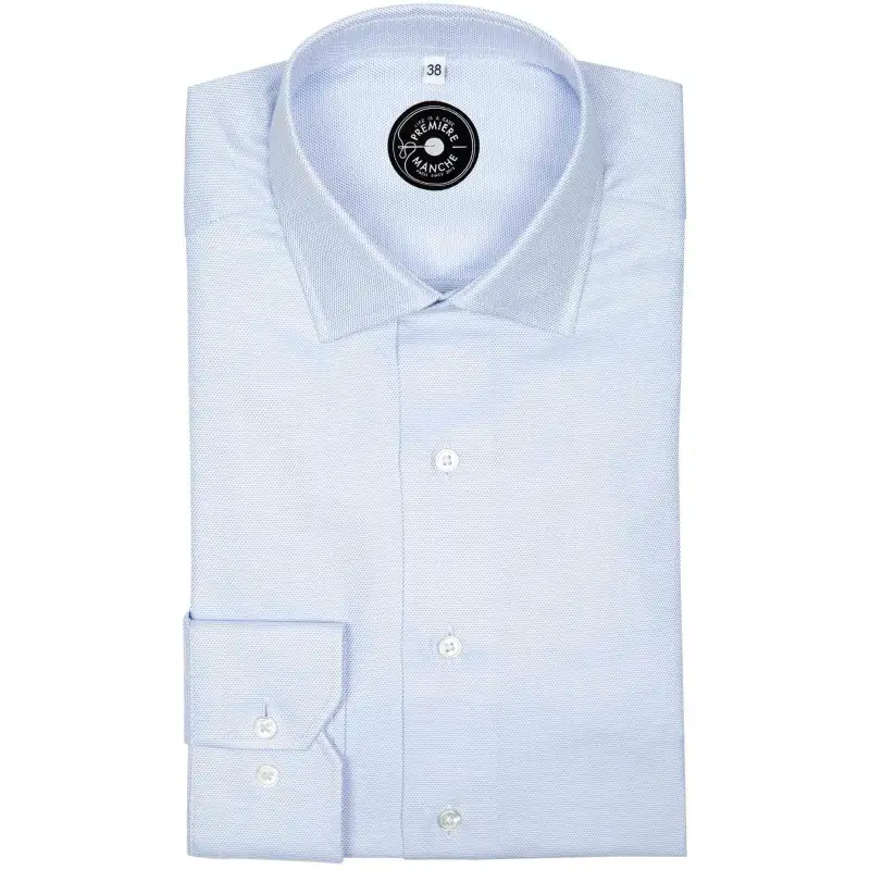 Chemise micro-motifs bleus Les chemises