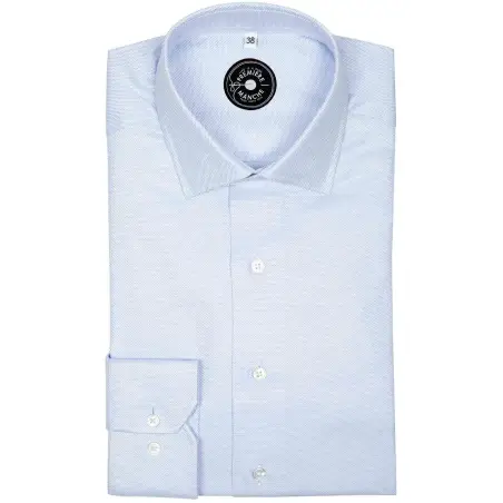 Chemise micro-motifs bleus Les chemises