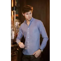 Light blue flannel shirt