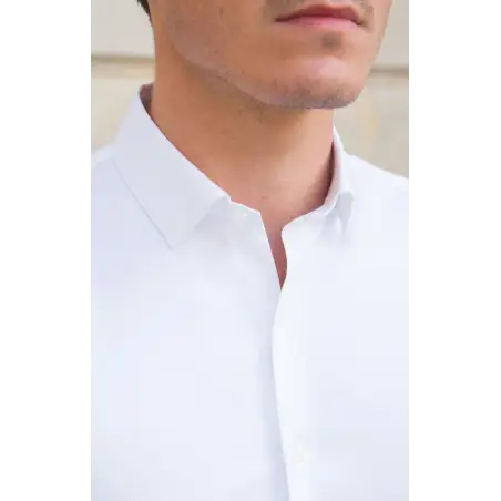 Chemise blanche twill Chemises Hommes
