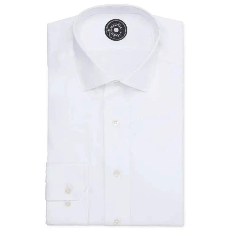Chemise blanche twill Chemises Hommes