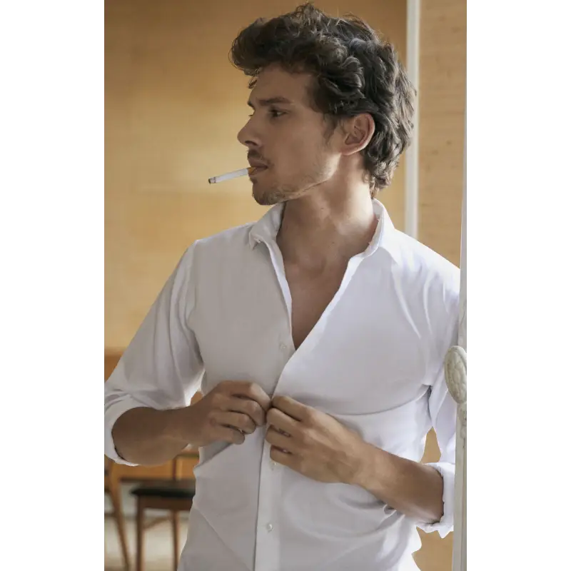 Chemise blanche twill Chemises Hommes