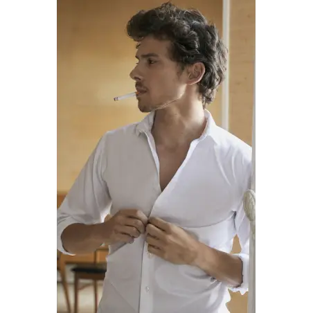 Chemise blanche twill Chemises Hommes