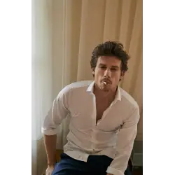 Chemise Oxford blanc épais Chemises Hommes