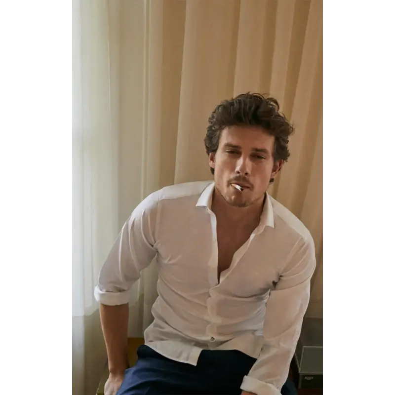 Chemise Oxford blanc épais Chemises Hommes