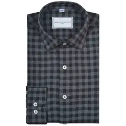 Chemise en flanelle à carreaux gris Les chemises