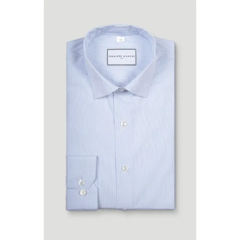Chemise popeline raies fines Chemises Hommes