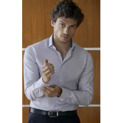 Chemise popeline raies fines Chemises Hommes