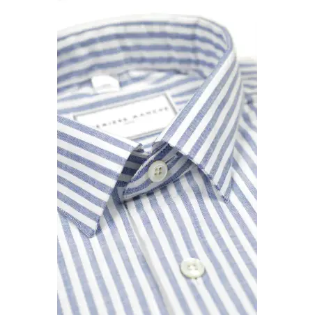 Chemise chambray rayures equidistantes Chemises Hommes