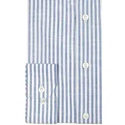 Chemise chambray rayures equidistantes Chemises Hommes