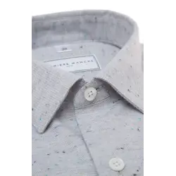 Chemise grise à puces Chemises pois