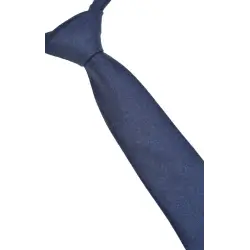 Cravate Barry laine & cachemire marine Cravates