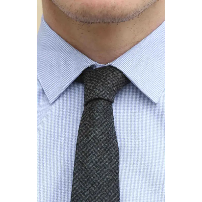 Cravate Barry cachemire gris