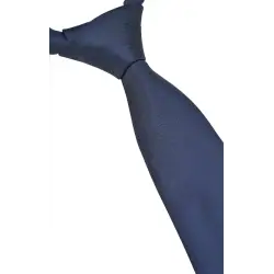 Cravate Austen soie bleue Cravates