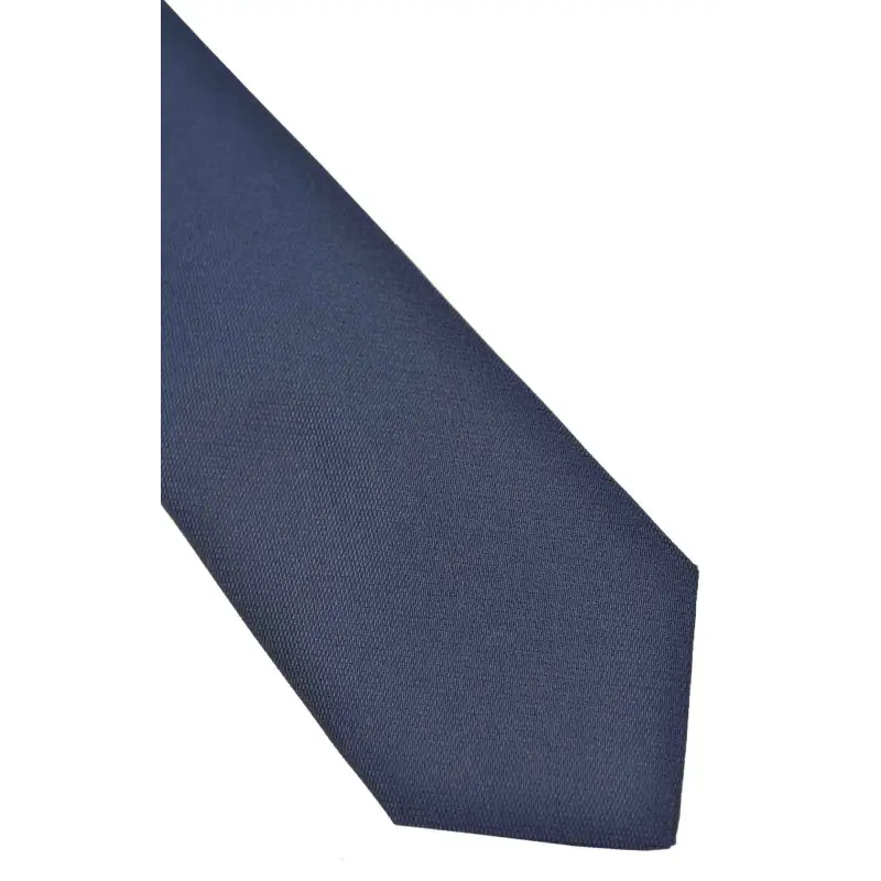 Cravate Austen soie bleue Cravates