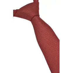 Cravate Austen grenadine rouge Cravates