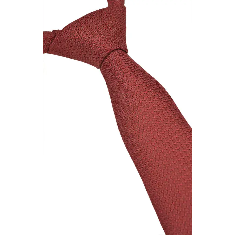 Cravate Austen grenadine rouge Cravates