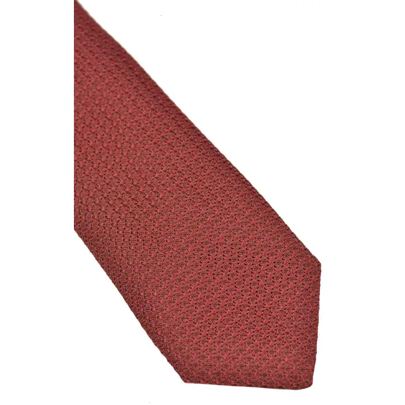 Cravate Austen grenadine rouge Cravates