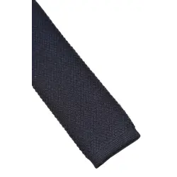 Cravate Austen tricot bleu Cravates