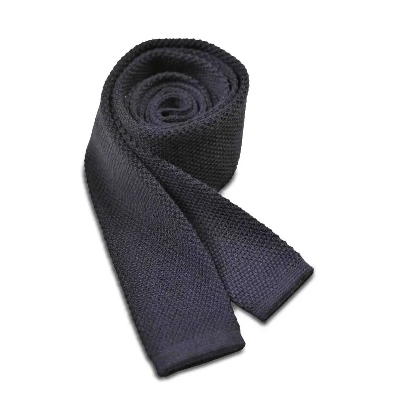 Cravate Austen tricot bleu Cravates