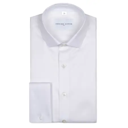Chemise blanche poignets mousquetaires Les chemises