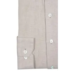 Chemise lin irlandais beige Chemises Hommes