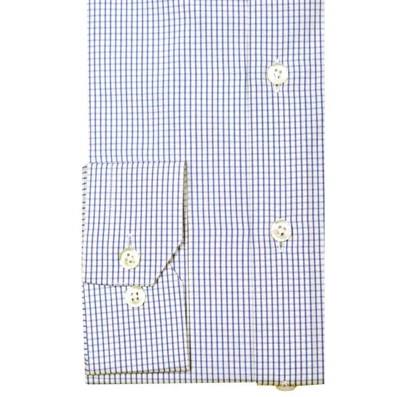 Chemise à carreaux bleu foncé Chemises Hommes