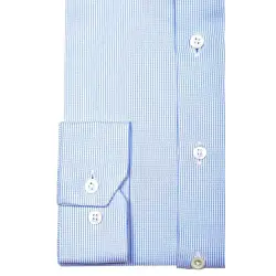 blue striped oxford shirt