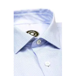 Chemise Oxford bleu rayé Chemises Hommes