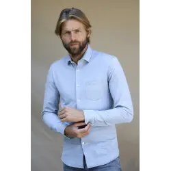 Light blue denim shirt