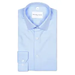 Chemise bleue à chevrons Chemises Hommes