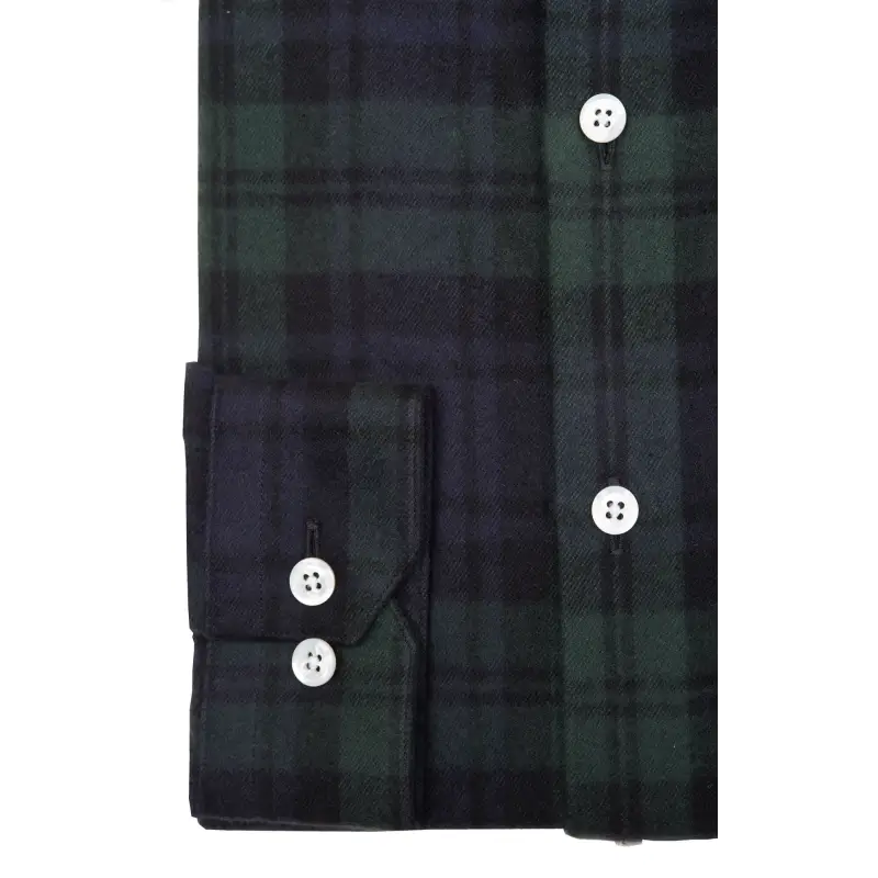 Tartan flannel shirt