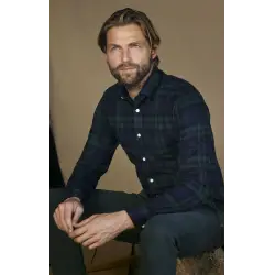 Tartan flannel shirt