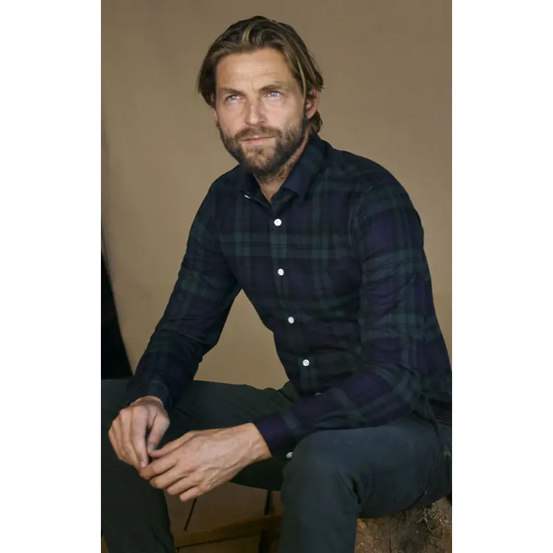 Tartan flannel shirt