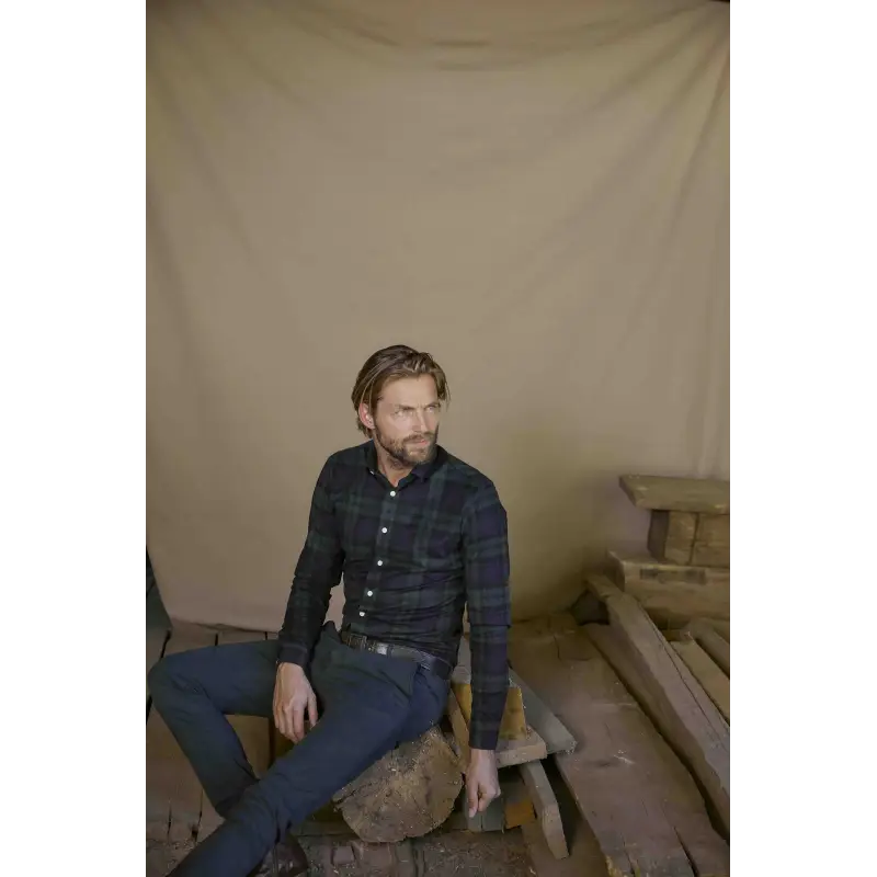 Tartan flannel shirt