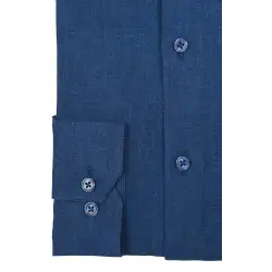 Dark blue linen shirt