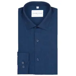 Chemise lin irlandais marine Chemises Hommes