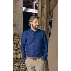 Dark blue linen shirt