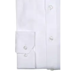 Chemise blanche lin irlandais col officier Chemises Hommes