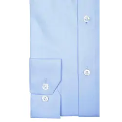 Blue herringbone shirt