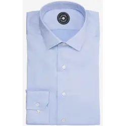 Chemise bleue non froissable Home